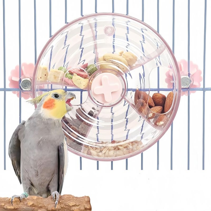 ZooVenture Distributeur Rotatif Et Jouet Pour Oiseaux