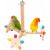 ZooVenture Jouet Perchoir Rotatif En Bois Naturel Pour Oiseaux