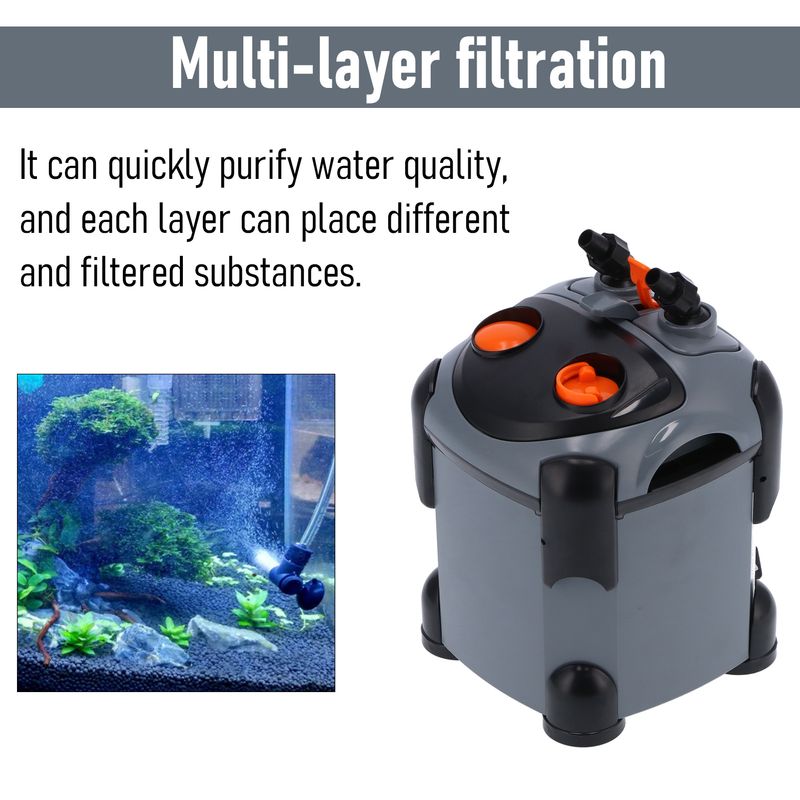 Seau de filtre de réservoir de poisson 220V