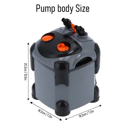 Seau de filtre de réservoir de poisson 220V