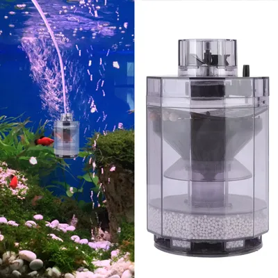 Filtre pour aquarium à poissons rond