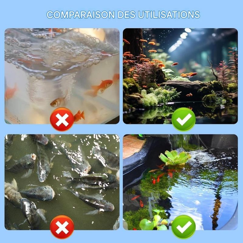 ZooVenture Mousse Filtre Pour Aquarium Et Bassin De Koi