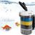 Seau filtrant transparent pour aquarium à poissons