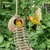 ZooVenture Nid D'oiseau En Noix De Coco Avec Échelle Jouet Pour Oiseaux