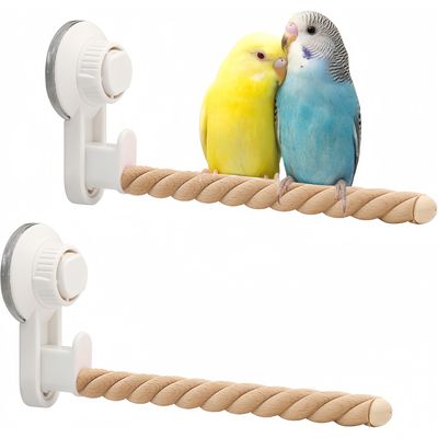 ZooVenture Deux Perchoirs À Ventouse Pour Oiseaux