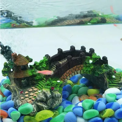 Résine Pont réservoir de Poissons Arc Arche Pavillon