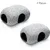 2Pieces Aquarium Hideaway Rocks pour Les Animaux Aquatiques à se reproduire