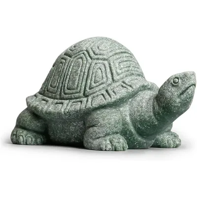 Statue de Tortue en Pierre | Décoration d'aquarium
