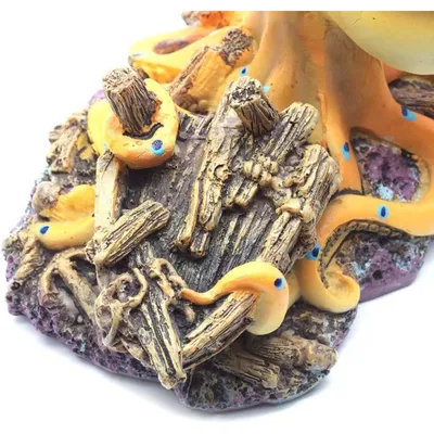 ZooVenture Ornement Poulpe Réaliste Pour Aquarium