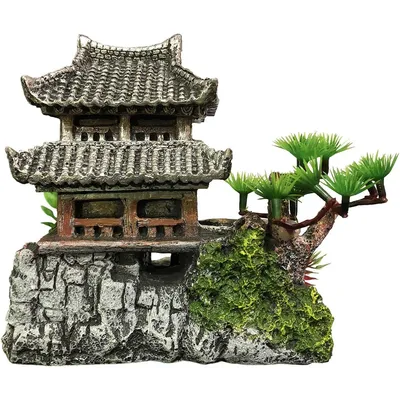 Décoration pour aquarium Château respectueux de l'environnement