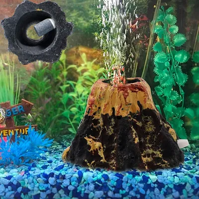 Aquarium Résine Volcan