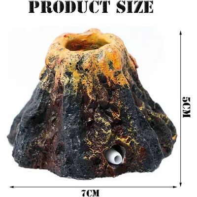 Aquarium Résine Volcan