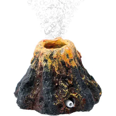 Aquarium Résine Volcan