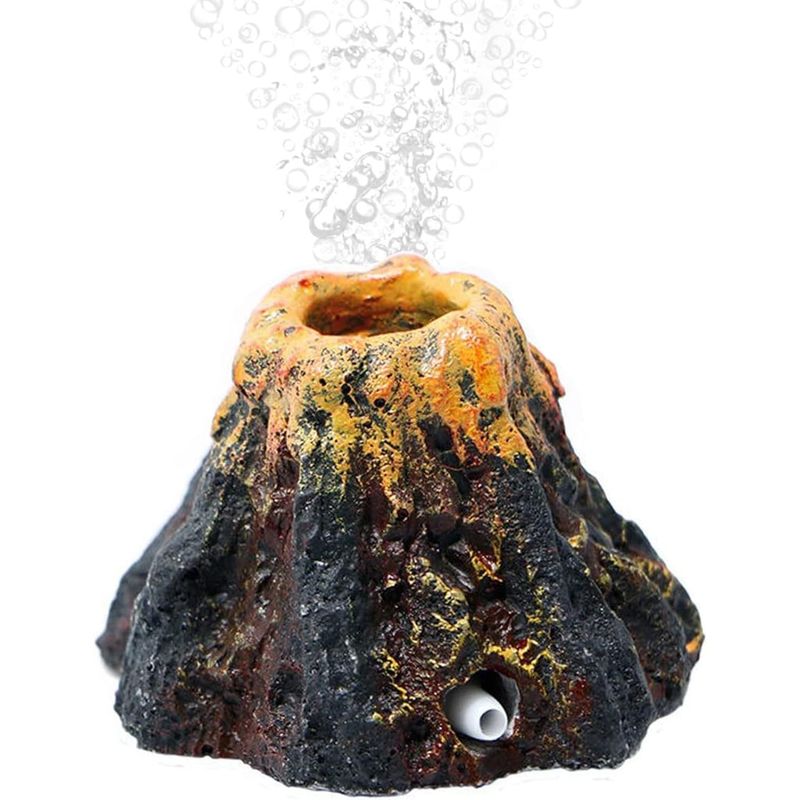 Aquarium Résine Volcan