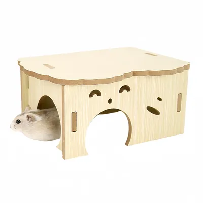 FurryFusion Maison pour animaux en bois