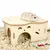 FurryFusion Maison pour animaux en bois