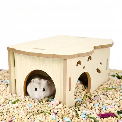 FurryFusion Maison pour animaux en bois