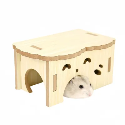 FurryFusion Maison pour animaux en bois