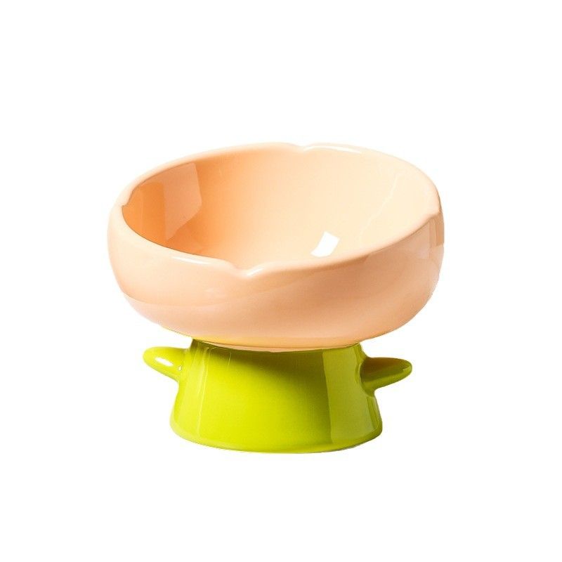 UAMLY Gamelle surélevée pour chat, forme tulipe