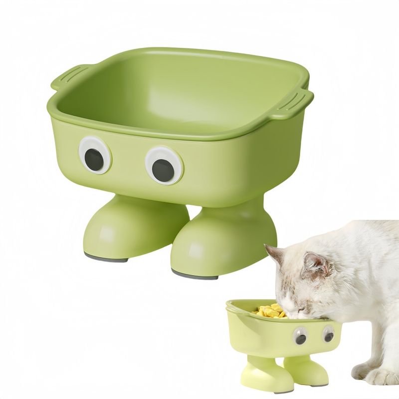 FurryFusion Gamelle pour chat en forme de robot