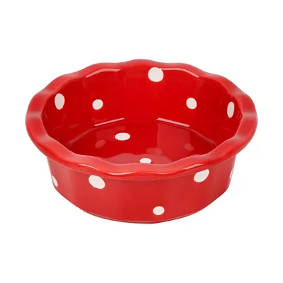 UAMLY Gamelle pour chat en céramique à pois