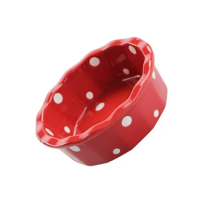 UAMLY Gamelle pour chat en céramique à pois