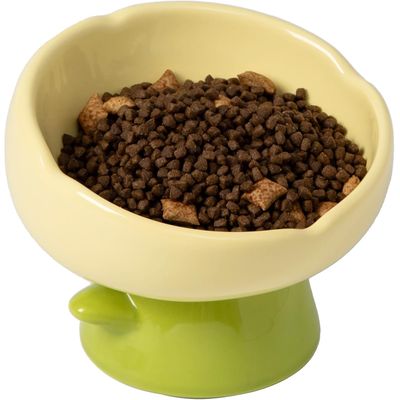 UAMLY Gamelle surélevée pour chat, forme tulipe