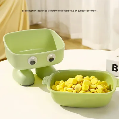 FurryFusion Gamelle pour chat en forme de robot