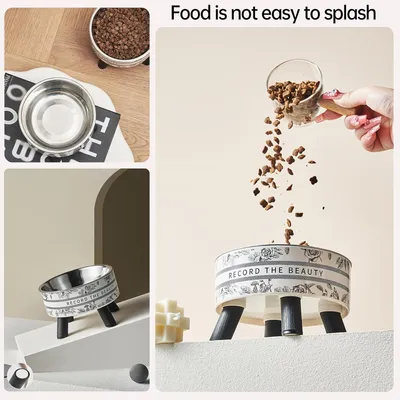 UAMLY Mangeoire surélevée pour chat, gamelle pour chat(Style 2)