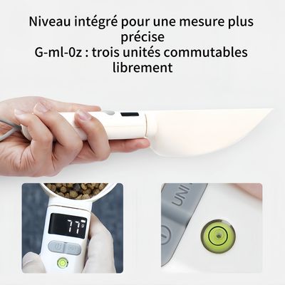 FurryFusion Cuillère de pesée pour nourriture de chien et chat