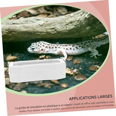 ZooVenture Set De 10 Pièces Bacs D'eau Et Gamelles Pour Reptiles