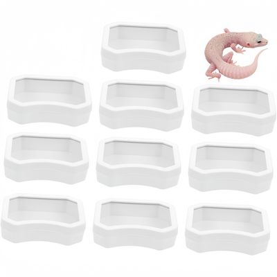 ZooVenture Set De 10 Pièces Bacs D'eau Et Gamelles Pour Reptiles