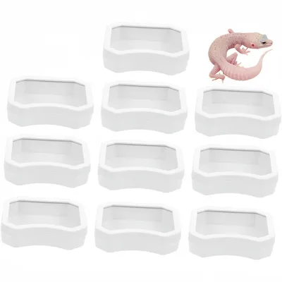 ZooVenture Set De 10 Pièces Bacs D'eau Et Gamelles Pour Reptiles