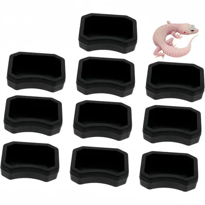 ZooVenture Set De 10 Pièces Bacs D'eau Et Gamelles Pour Reptiles