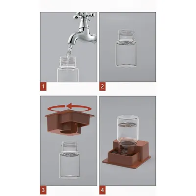 ZooVenture Lot De 2 Distributeurs D'Eau Automatiques Pour Petits Animaux