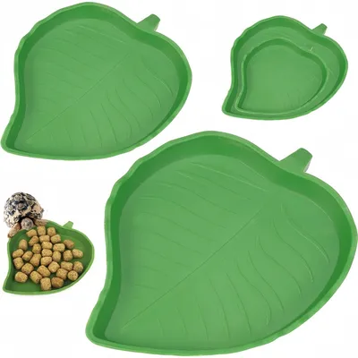 ZooVenture Juego de 2 comederos y bebederos tortugas, lagartos hámsteres