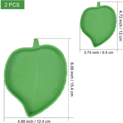 ZooVenture 2PC Bol Alimentation Et Eau Pour Tortues Lézards Hamsters