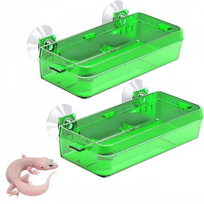 ZooVenture Ventouse Reptile Feeder Eau Bol Pour Tortue Gecko