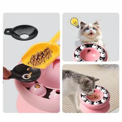 UAMLY Gamelle pour chat à alimentation lente