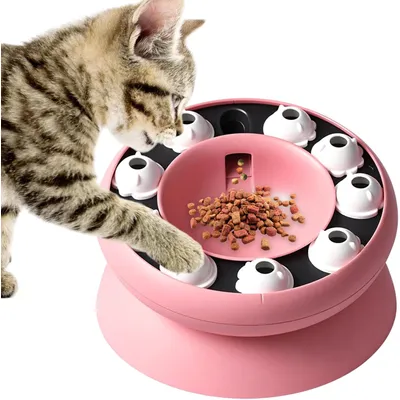 UAMLY Gamelle pour chat à alimentation lente