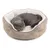 MCBOSON 51cm Gris - Coussin chauffant rond, lit pour chat