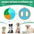 LovuPet Lot de 2 disques flottants pour piscine pour chiens
