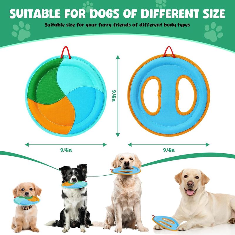 LovuPet Lot de 2 disques flottants pour piscine pour chiens