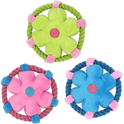 LovuPet Jouet volant pour animaux de compagnie, jouet à mâcher pour chien