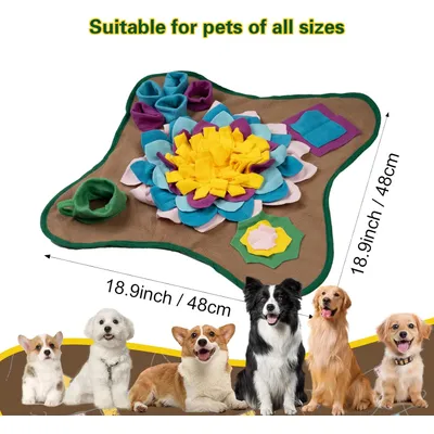 LovuPet Tapis à renifler pour chiens de grande race, jouets interactifs