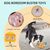 LovuPet Jouet couineur pour chien, jouet puzzle indestructible en peluche