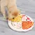 LovuPet 50cm Tapis de reniflage interactif en forme de pizza pour chien