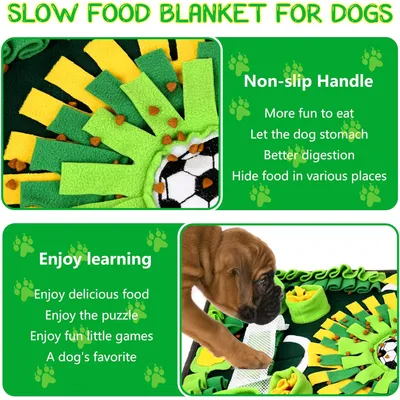 LovuPet Tapis d'alimentation 50 x 75 cm, puzzles pour chiens intelligents