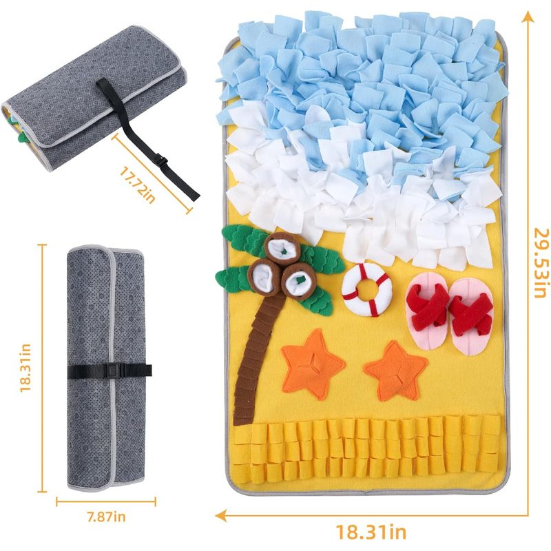 LovuPet Tapis à renifler pour grands chiens, tapis à renifler pour chats