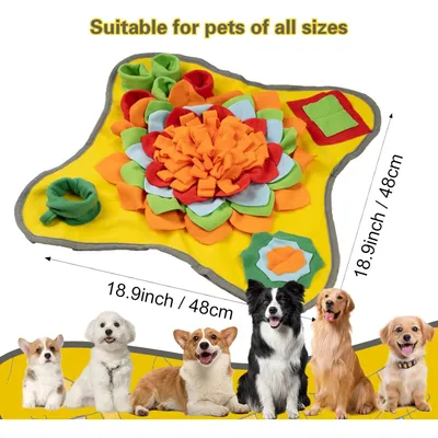 LovuPet Tapis à renifler pour chiens de grande race, jouets interactifs
